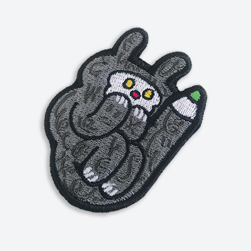 parches bordados troquelados